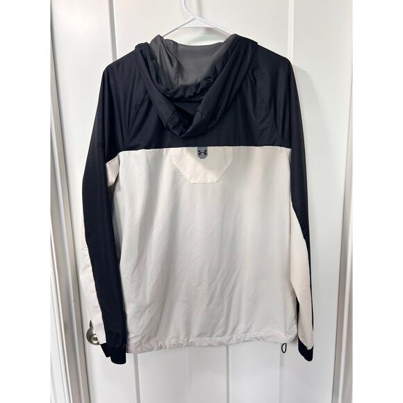 Under Armour 1/2 Zip Pullover Unstoppable Gore Hooded Windstopper‎ Jacket Medium - Picture 9 of 15